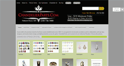 Desktop Screenshot of chandelierparts.com